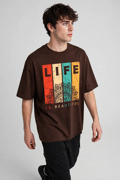 Life is Beautiful | Unisex Oversized T-Shirt