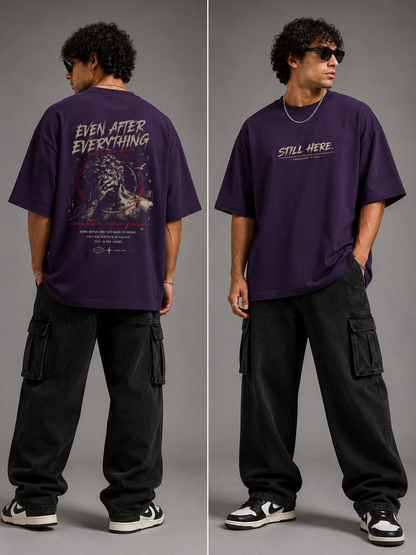 Unyielding Spirit: Even After Everything | Unisex Oversized Classic T-Shirt