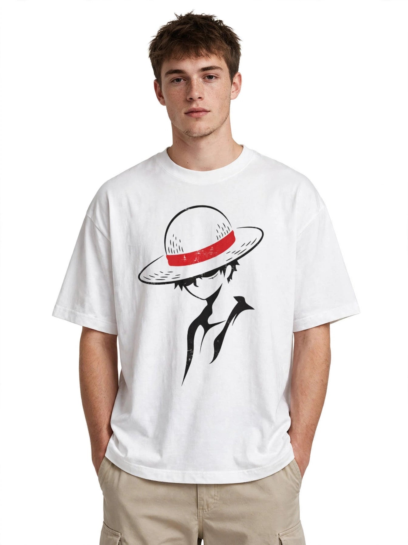 Straw Hat | Unisex Oversized  T-Shirt