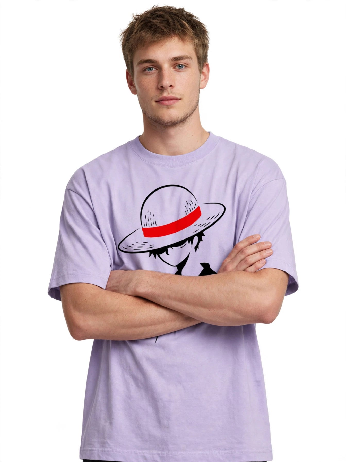 Straw Hat | Unisex Oversized  T-Shirt