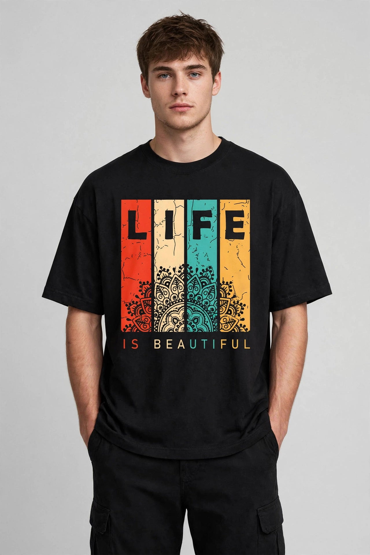 Life is Beautiful | Unisex Oversized T-Shirt