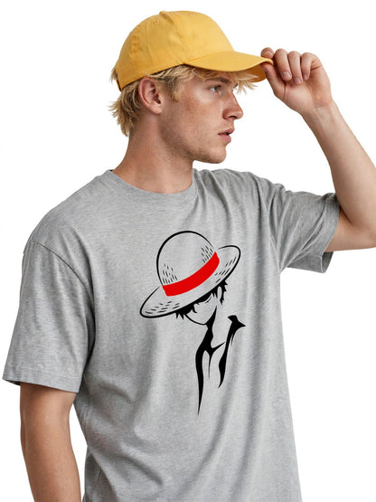 Straw Hat | Unisex Oversized  T-Shirt