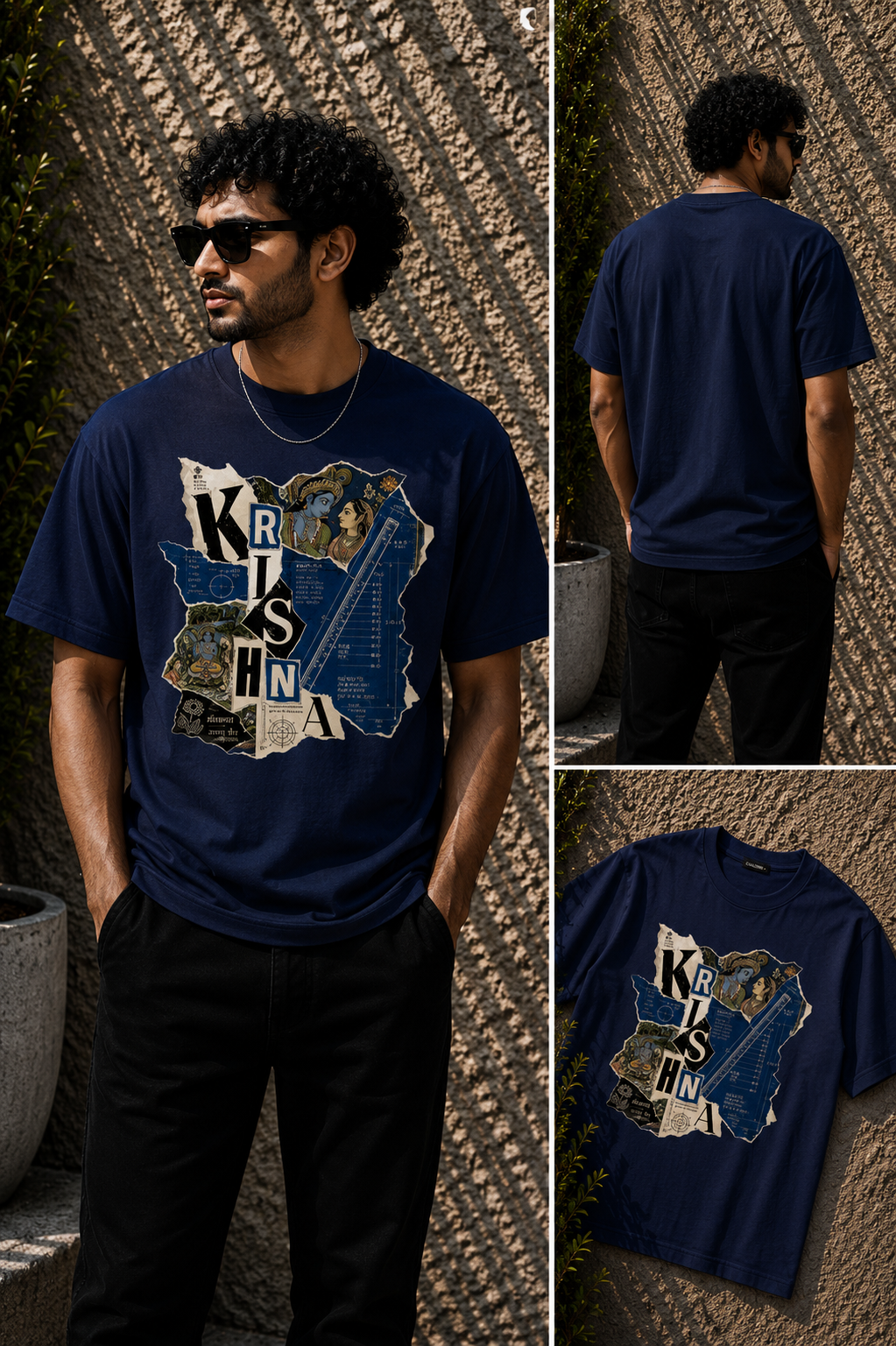 Divine Blueprint: Radha Krishna | Unisex Classic T-Shirt