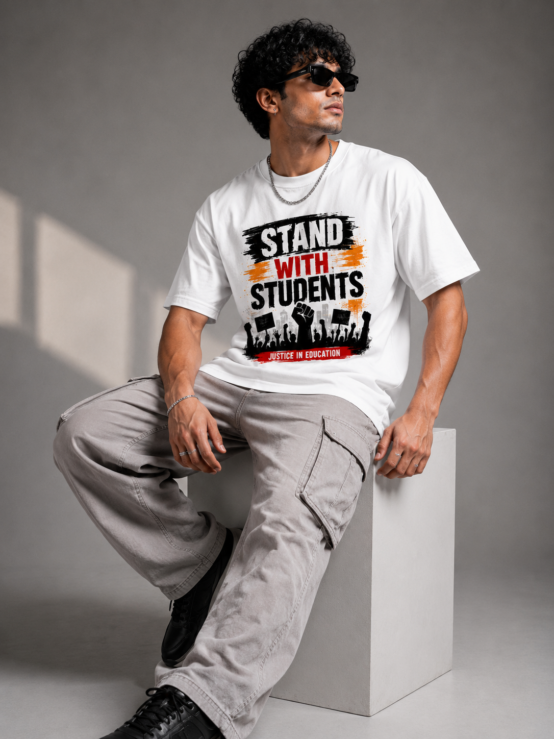 Stand With Students | Unisex Classic Crew T-Shirt