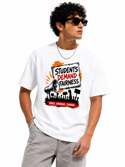 "Students Demand Fairness | Unisex Classic Crew T-Shirt