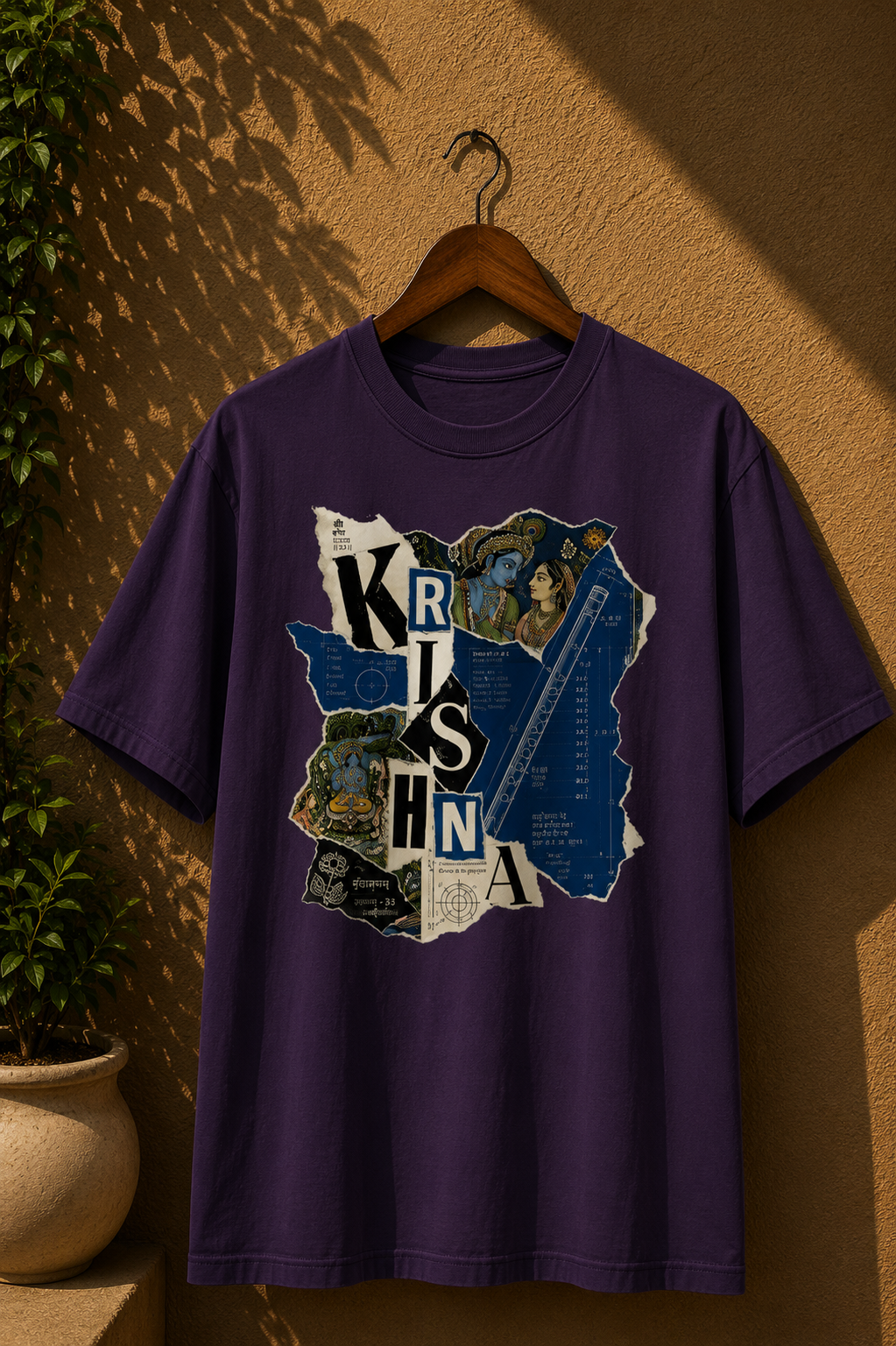 Divine Blueprint: Radha Krishna | Unisex Classic T-Shirt
