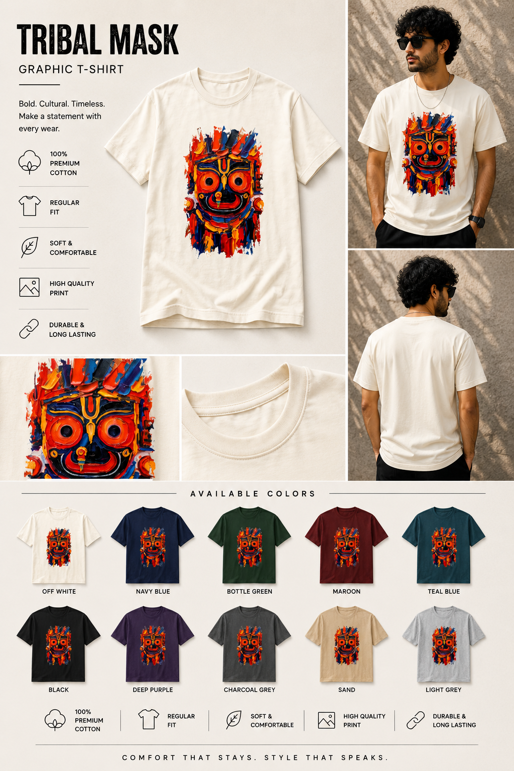 Jagannath Abstract | Unisex Classic T-Shirt