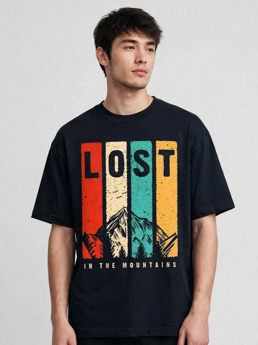 Lost in the Mountains | Unisex Oversized T-Shirt