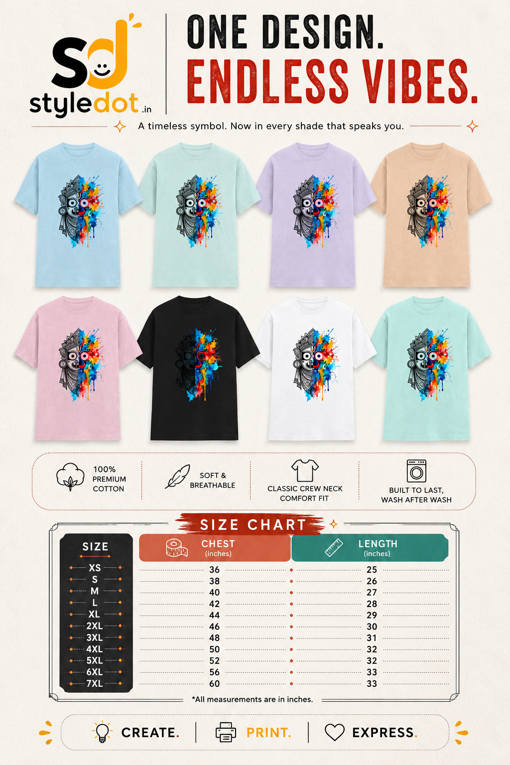 Dual Essence: Lord Jagannath | Unisex Classic T-Shirt