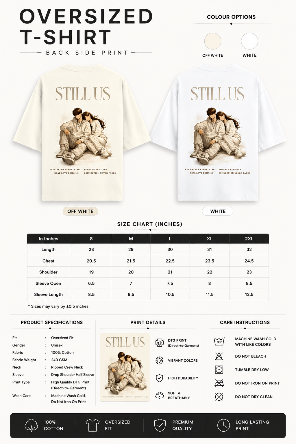 STILL US | Unisex Oversized Classic T-Shirt