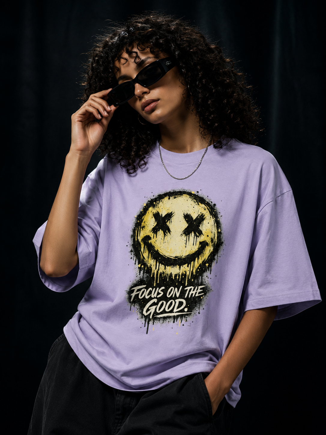 Focus On The Good | Unisex Oversized T-Shirt
