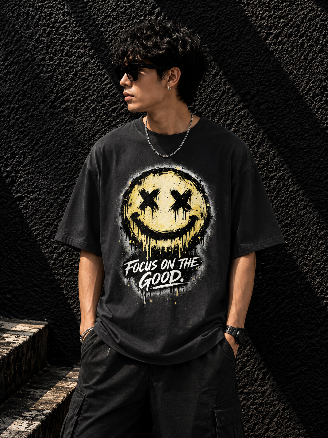Focus On The Good | Unisex Oversized T-Shirt