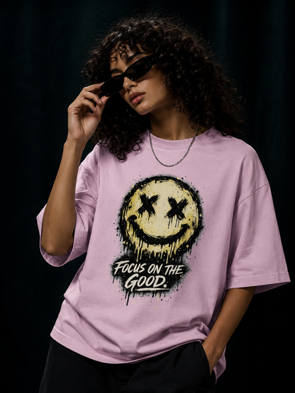 Focus On The Good | Unisex Oversized T-Shirt