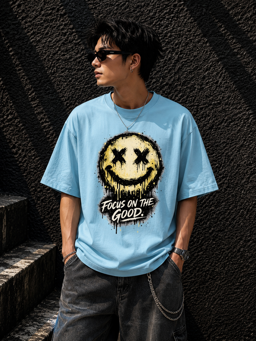 Focus On The Good | Unisex Oversized T-Shirt