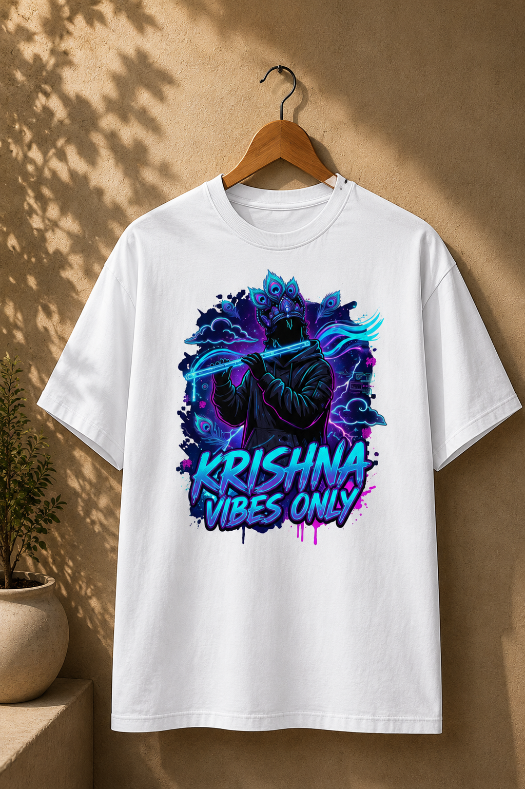 Krishna Vibes Unisex Classic Crew T-Shirt