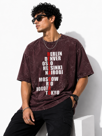 The Crew | Unisex Acid Washed Oversized Tee