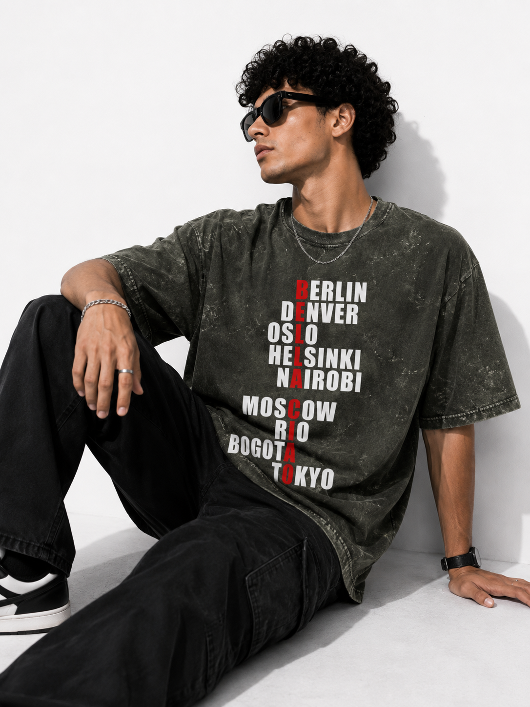 The Crew | Unisex Acid Washed Oversized Tee