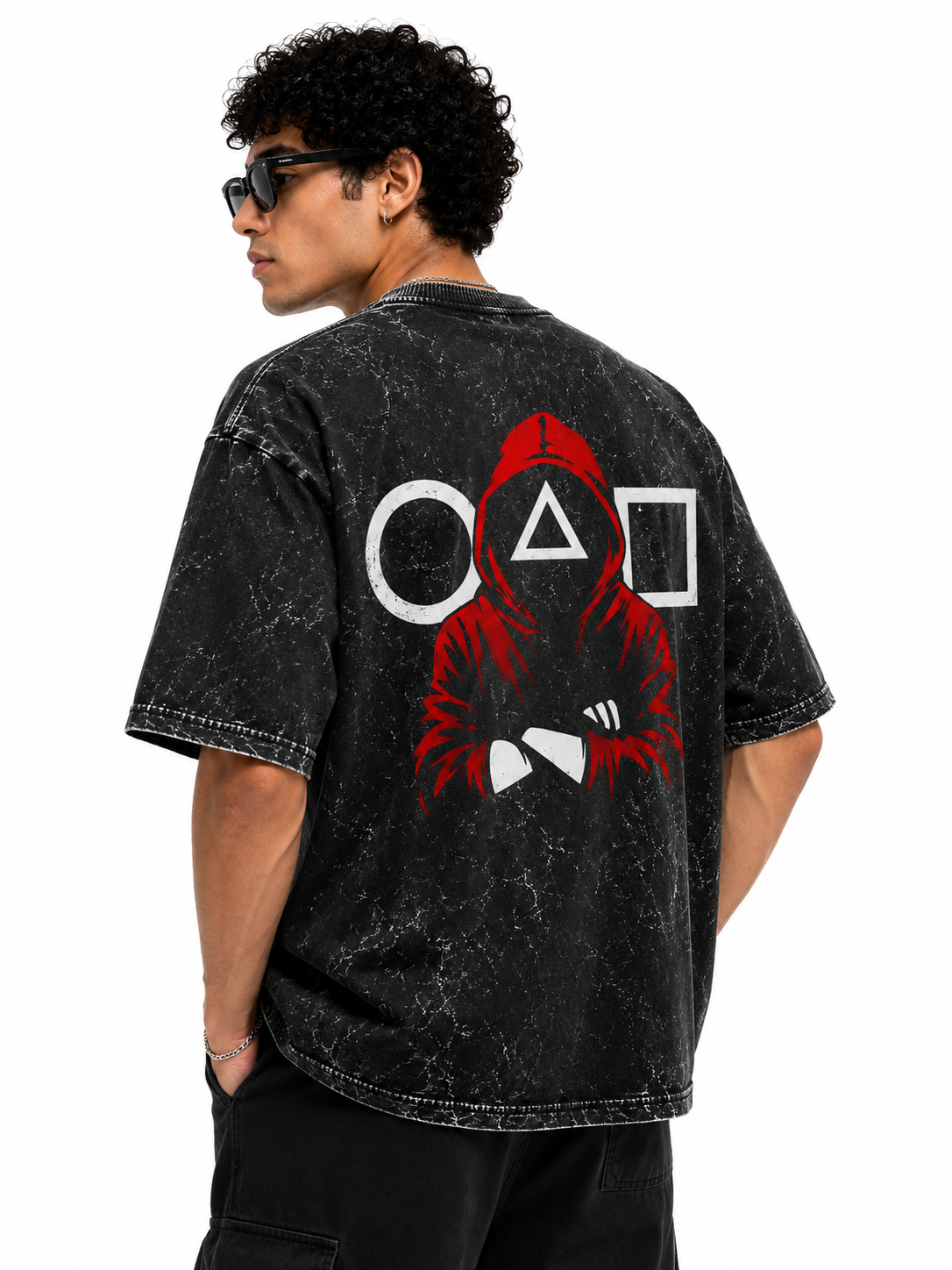 The Games | Unisex Acid Washed Oversized Tee