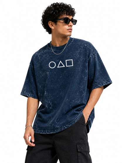 The Games | Unisex Acid Washed Oversized Tee