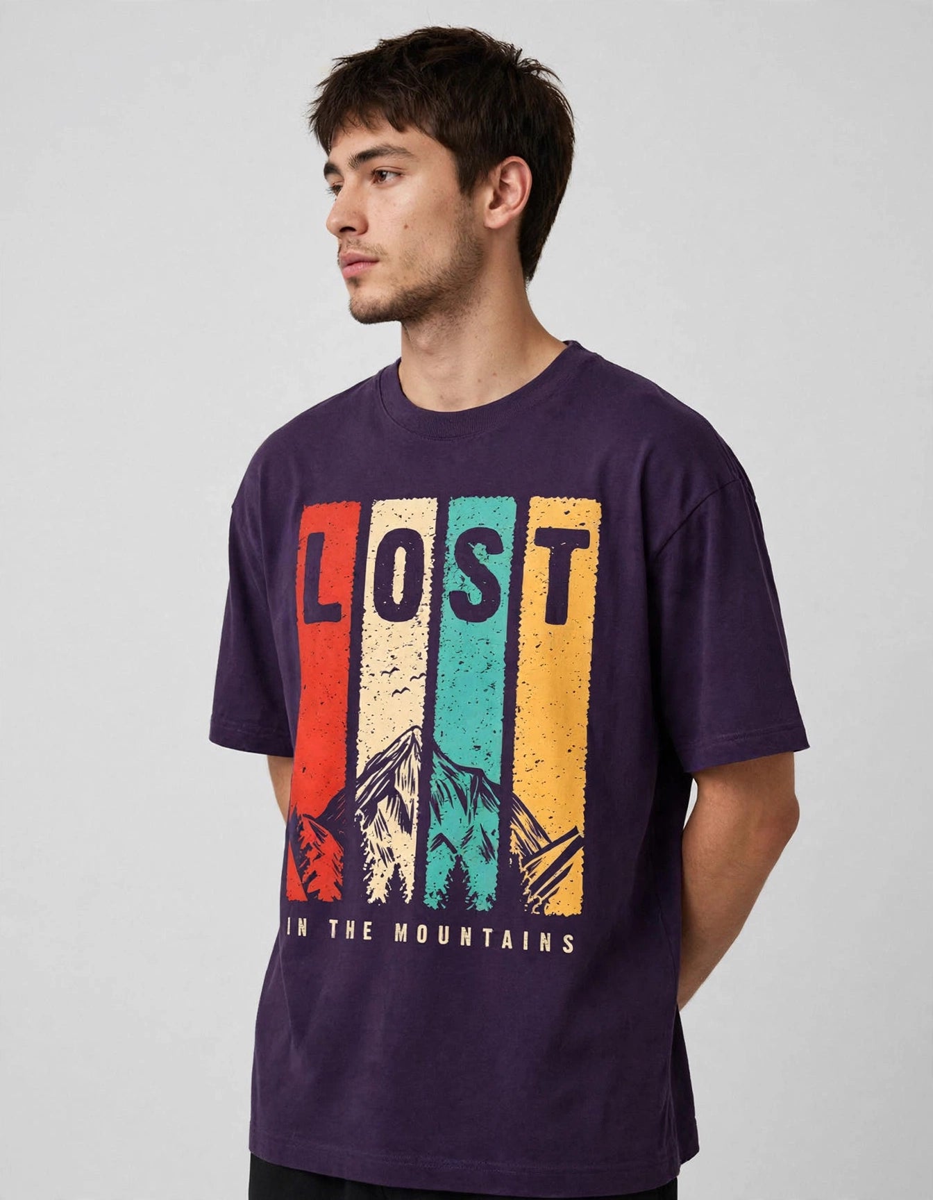 Lost in the Mountains | Unisex Oversized T-Shirt