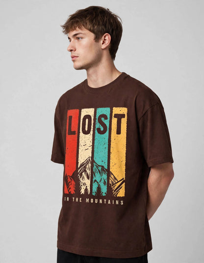 Lost in the Mountains | Unisex Oversized T-Shirt