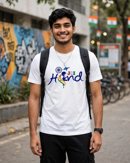 Jai Hind | Unisex Crew T-Shirt
