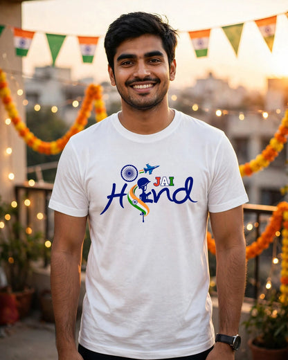 Jai Hind | Unisex Crew T-Shirt