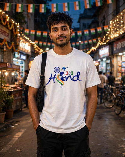 Jai Hind | Unisex Crew T-Shirt