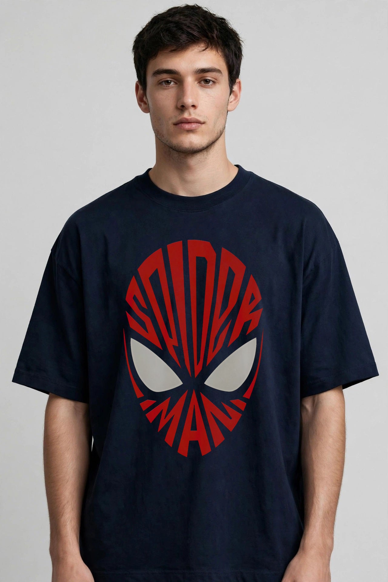 Spider-Man Mask | Unisex Oversized Classic T-Shirt