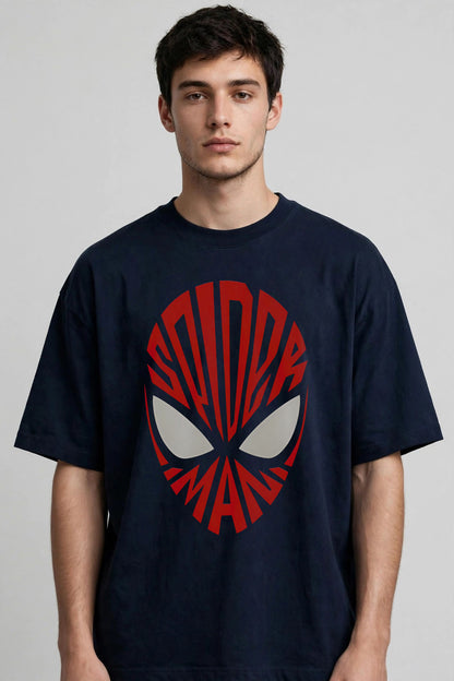 Spider-Man Mask | Unisex Oversized Classic T-Shirt
